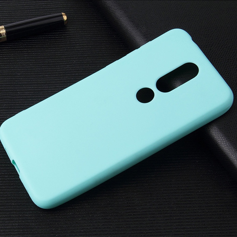 Ốp Điện Thoại tpu Mềm Chống Bụi Màu Kẹo Đục Cho nokia case 5 3.1 5.1plus x5 7plus 8 6.1 plus / x6