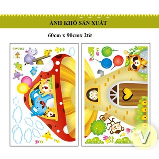 Decal dán tường Nấm khổng lồ