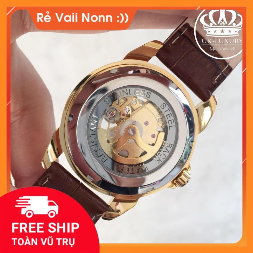 ĐỒNG HỒ CƠ NAM AUTOMATIC FNGEEN 8866 MẶT ĐÁ  CAO CẤP CHÍNH HÃNG