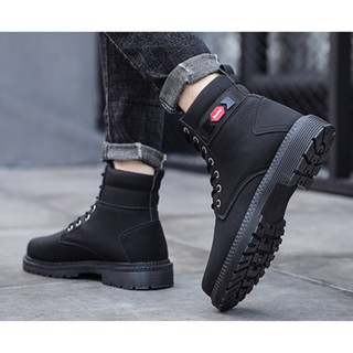 Giày Boot Nam Cổ Cao Da Mờ GN218 - GN394