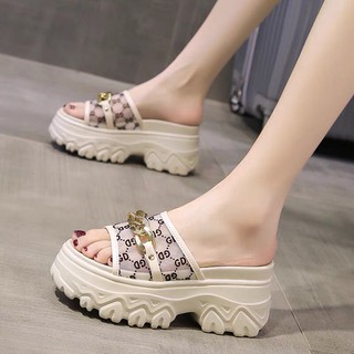 ( Hàng oder 25-30 ngày) Dép xuồng kếp đế cao