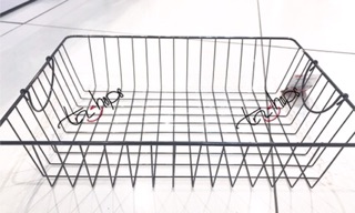 Rổ sắt đựng đồ 37x26