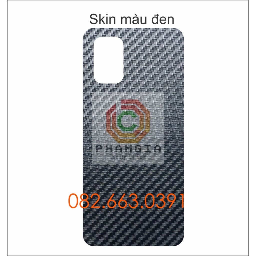 Miếng dán mặt lưng skin carbon Oneplus 8T