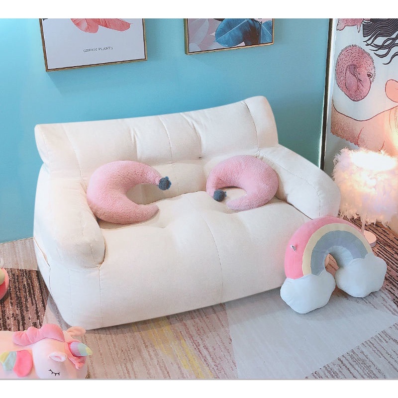 Ghế Sofa Lười Tatami Hạt Xốp, Mẫu Ghế Đôi, Siêu Nhẹ Và Tiện Lợi