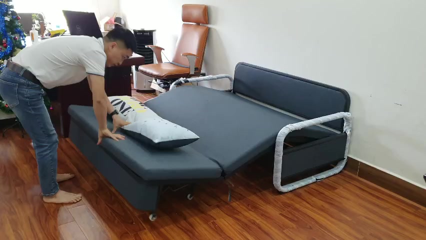 Giường Sofa Topsky Gấp Gọn Thông Minh, Sofa Giường Nằm Đa Năng Khung Sơn Tĩnh Điện Có Ngăn Chứa Đồ - Bảo Hành 3 Năm | BigBuy360 - bigbuy360.vn