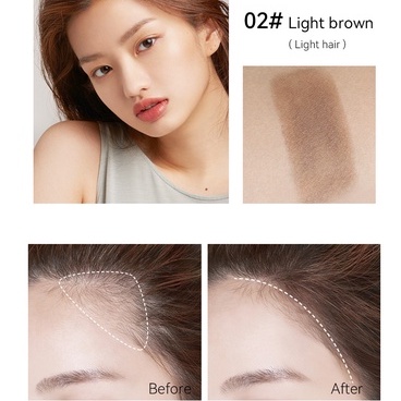 Phấn phủ chân tóc 2 màu bằng nhung tiện dụng | BigBuy360 - bigbuy360.vn