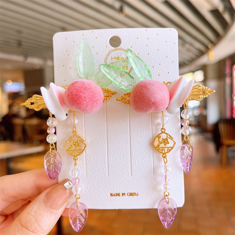 Kẹp hoa rơi công chúa cho bé