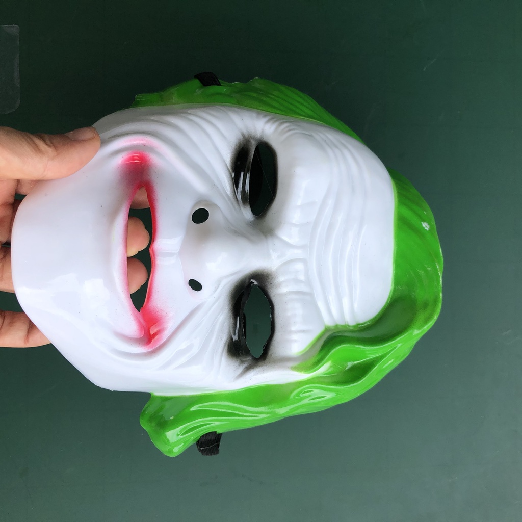 Mặt Nạ Joker nhựa Joaquin Phoenix Mặt nạ chú hề hóa trang Halloween