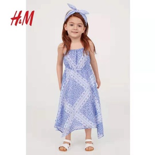 Đầm maxi bé gái h&m