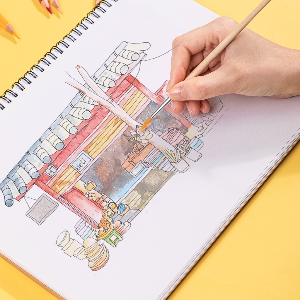 Set 12/24/36 bút chì màu nước vẽ tranh sơn dầu chuyên dụng