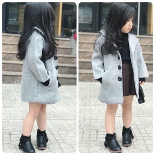 Áo khoác dạ cho bé trai bé gai