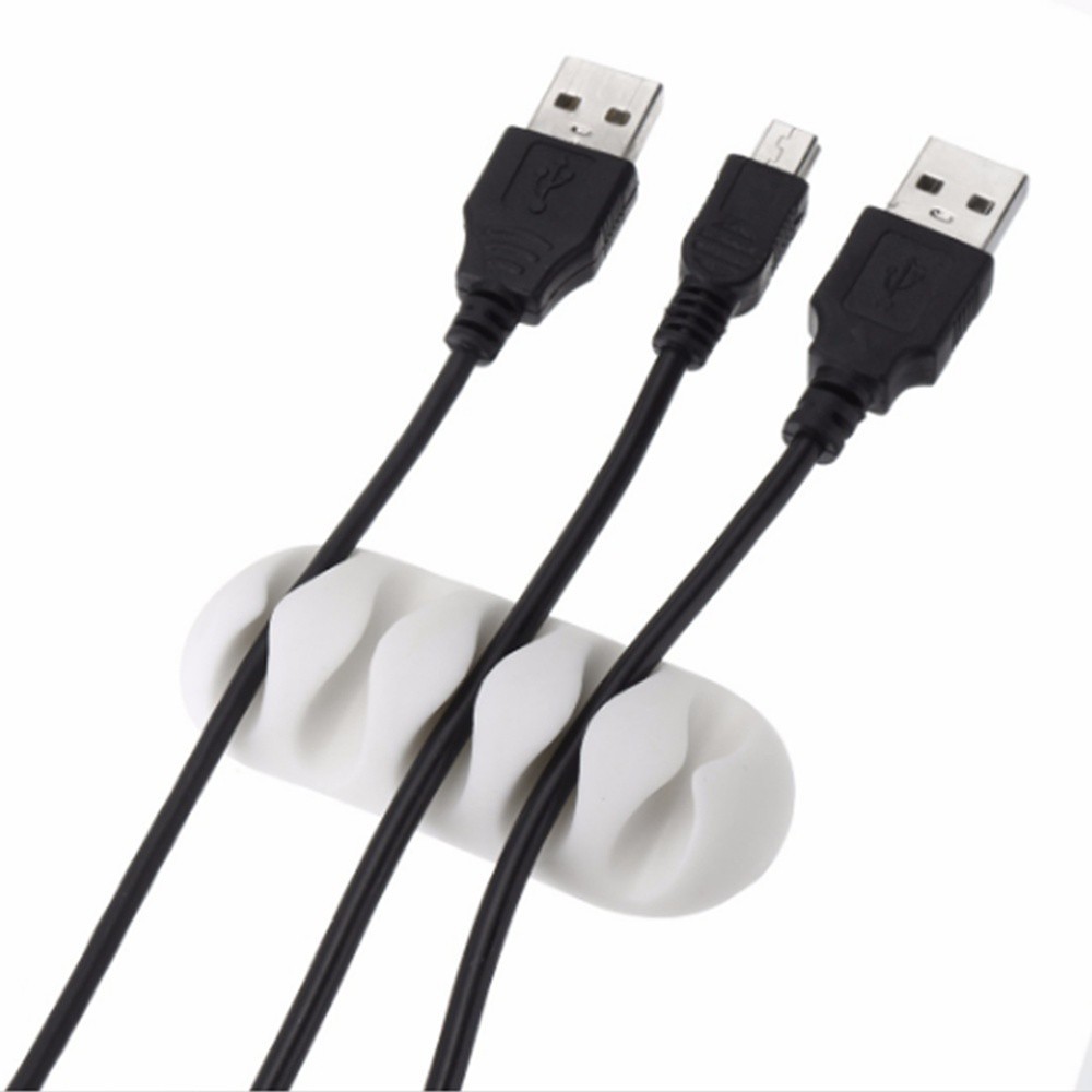 Giá cố định dây cáp sạc USB 5 rãnh chuyên dụng