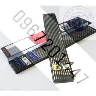 Thẻo Câu ĐÀI Hộp 10 bộ thẻo đôi Buộc Sẵn Chuyên Câu Đài đủ size từ 1 đến 10