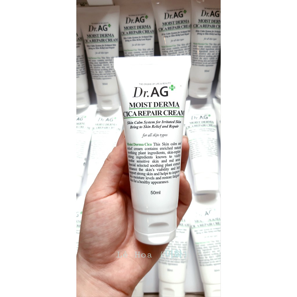 Kem dưỡng cho da mụn DR.AG Intensive Derma Cica Repair Cream 50ml