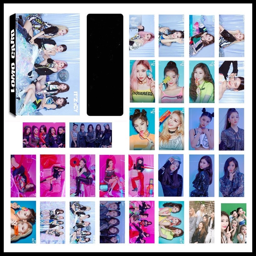 30 Pcs/box ITZY Kpop Lomo Card Collective HD Photo Cards