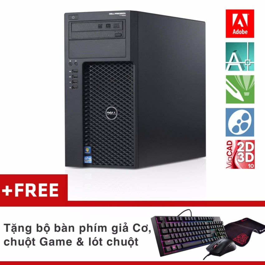 Máy trạm khủng Dell Precision T1650 MT ​​​​​​​(Xeon E3-1240, Ram ECC 32GB, SSD 480GB, VGA Quadro K600) + Quà Tặng | BigBuy360 - bigbuy360.vn