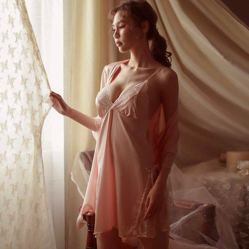 Áo Choàng Ngủ Lụa Sang Chảnh Cao Cấp Nhiều Màu Áo Choàng Ngủ | BigBuy360 - bigbuy360.vn