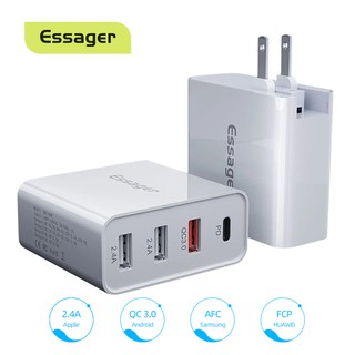 Củ sạc nhanh Essager giao diện Type-C QC3.0 48W dành cho iPhone 12 Pro Max Xiaomi