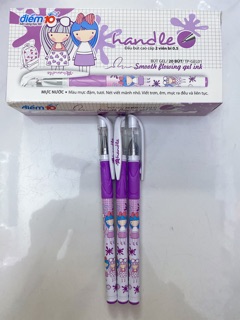 Bút TP Gel01 mực xanh,tím