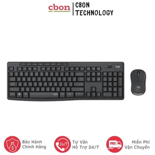 Bộ bàn phím chuột không dây logitech mk295 - silent -cbon technology- cb083 chính hãng giá tốt