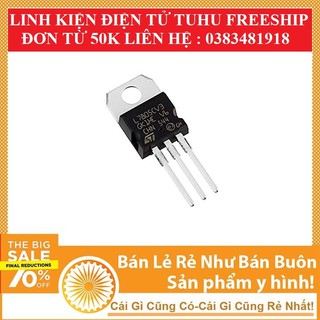 Ic ổn áp nguồn 5v lm7805 1.5a to-220 linh kiện điện tử tuhu