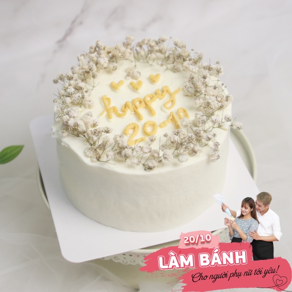 Set tự làm bánh sinh nhật - Bánh kem sữa chua baby thanh thanh