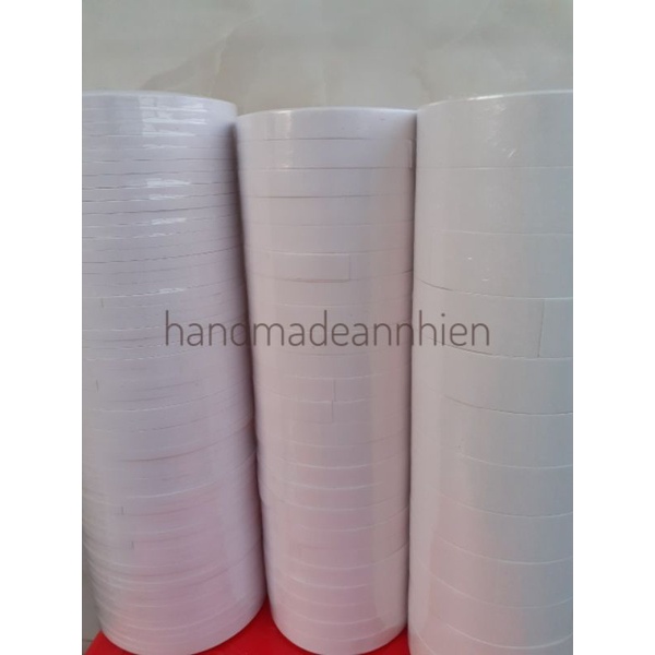 1 CUỘN BĂNG KEO 2 MẶT, NHIỀU SIZE - VĂN PHÒNG PHẨM