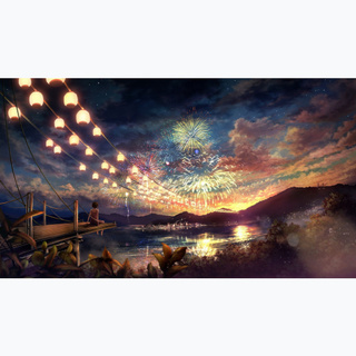 Pháo Hoa Đêm Tất Niên - Tranh Ghép Xếp Hình Phong Cảnh Cao Cấp 1000 Mảnh Gỗ Cho Người Lớn