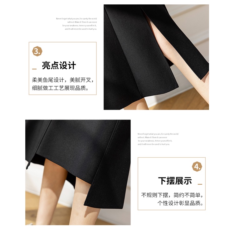 Chân Váy Đuôi Cá Màu Đen Thời Trang Cho Nữ