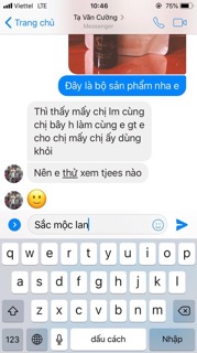 Combo tinh chất + bột rửa mặt sắc mộc lan