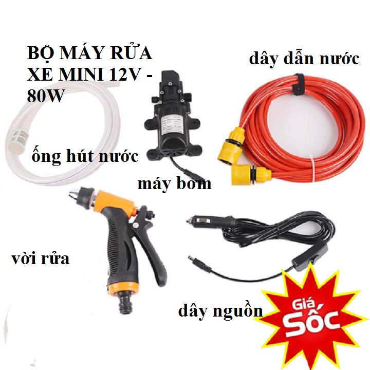 máy rửa xe 12V