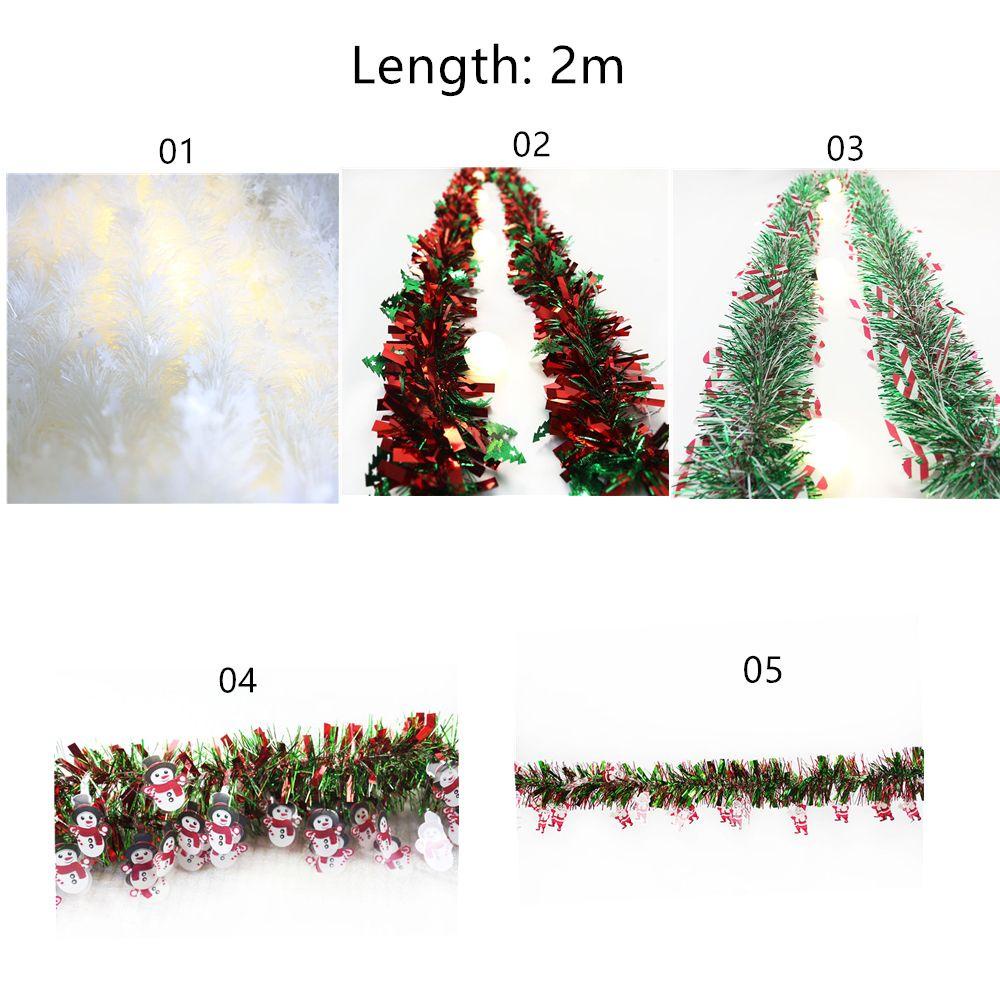 Dây Ruy Băng Lá Nhôm Nhiều Màu Treo Trang Trí Cây Thông Giáng Sinh