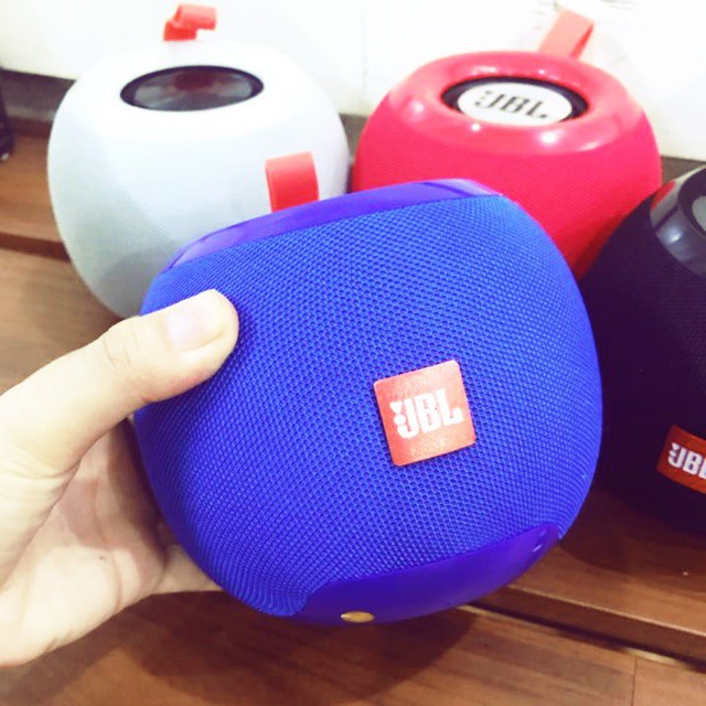 Loa bluetooth mini JBL E15 kiểu tròn có tay xách tiện lợi,âm thanh siêu hay bass cực chuẩn