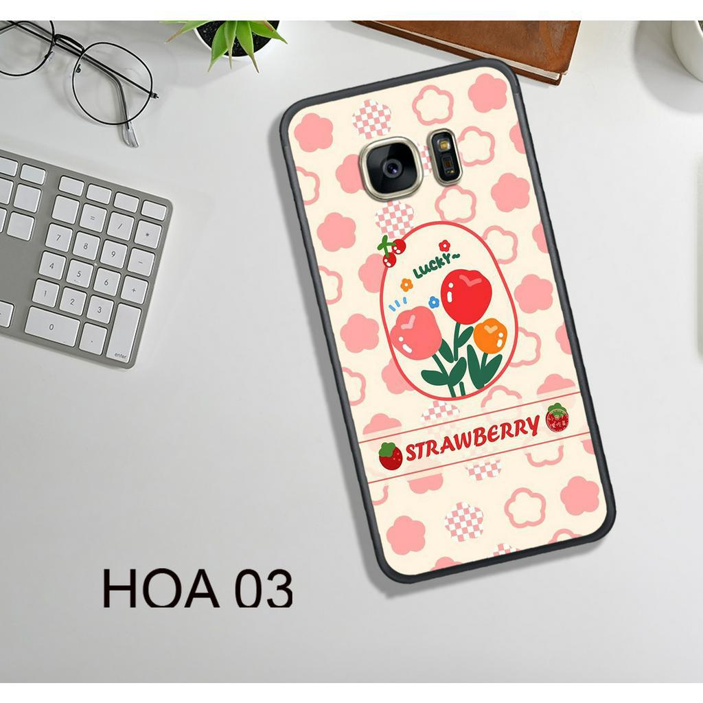 Ốp Lưng  Samsung S6 - S6E - S7 - S7E - A9 Pro - C9 Pro - A8 Star, In Hình HOA, Màu Sắc Bắt Mắt.