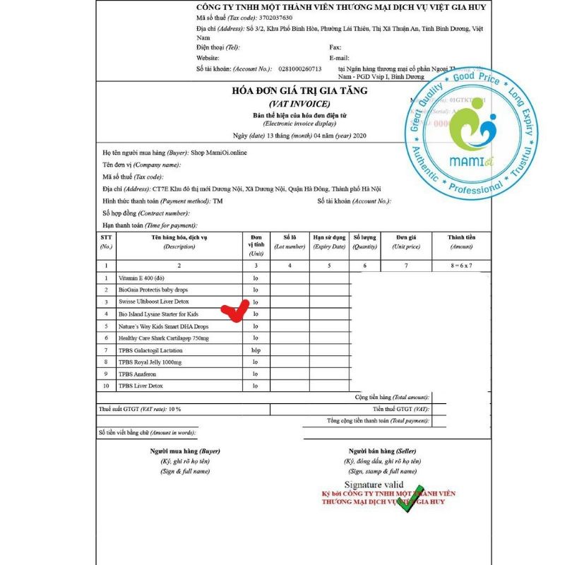 Bột tăng chiều cao Bioisland Lysine Starter
