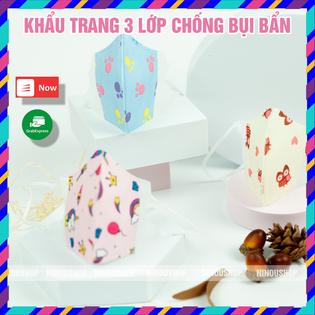 Khẩu Trang Maks cho Trẻ Em hình ngộ nghĩnh