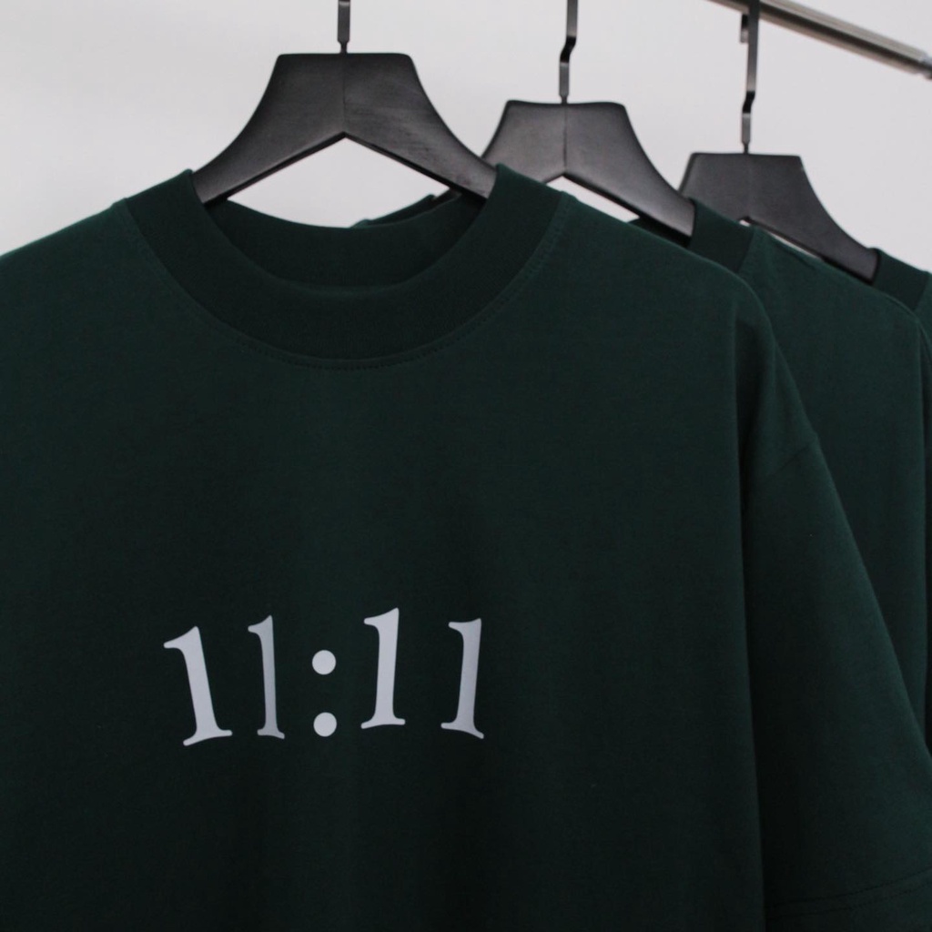 Áo Phông 1:1 Xanh Đặc Biệt Fom Tay Lỡ UNISEX Trẻ Trung - Cotton Mịn Siêu Thấm Hút Mồ Hôi Thoáng Mát