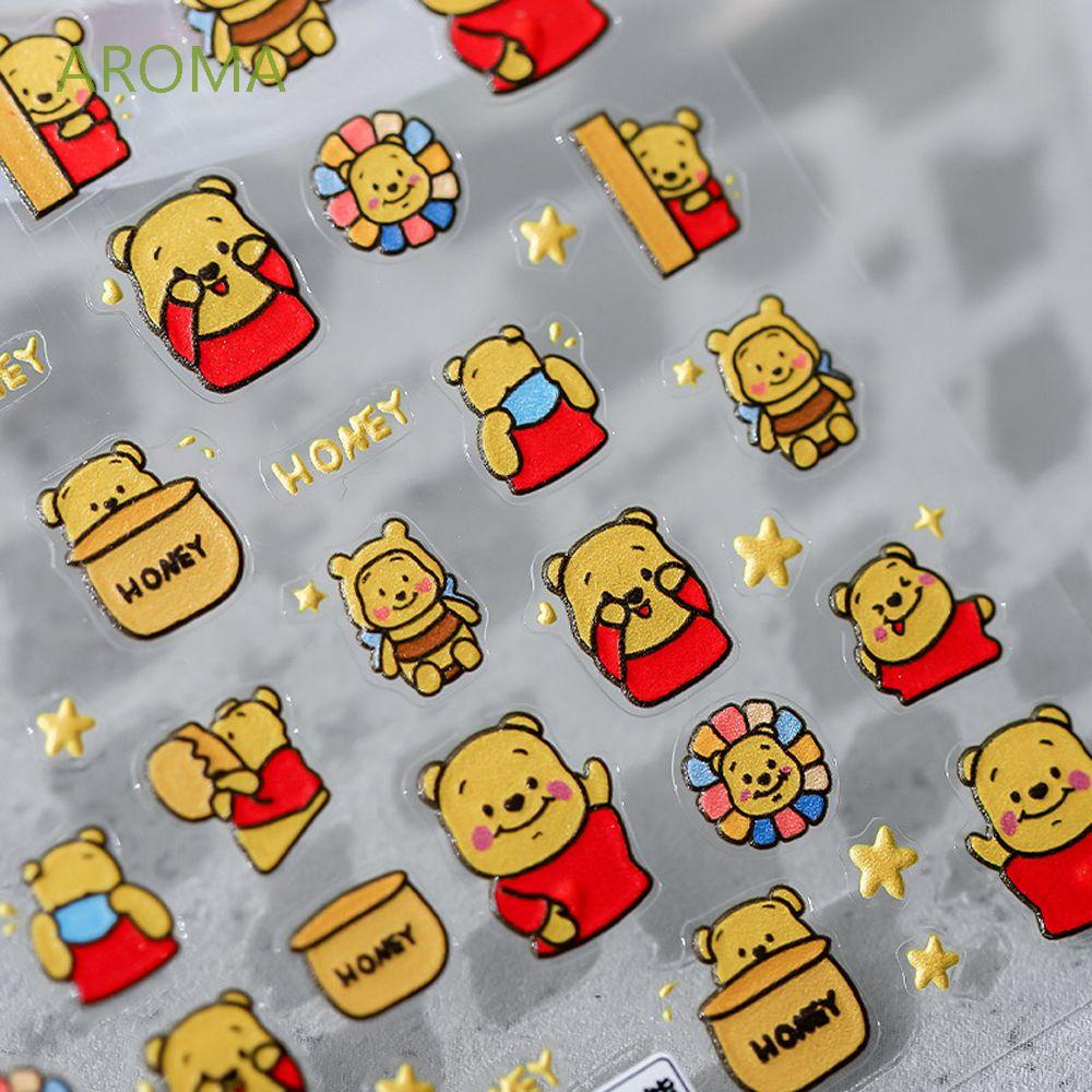 [Hàng mới về] Hình dán trang trí móng tay nghệ thuật tự làm họa tiết hoạt hình dễ thương