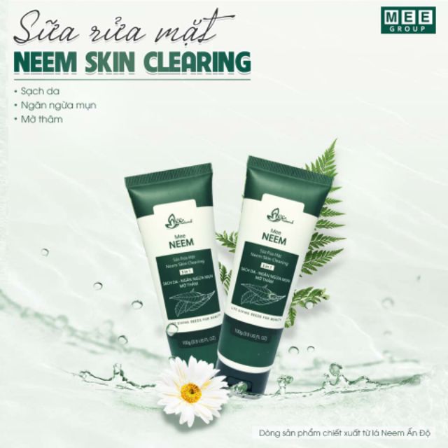 SỮA RỬA MẶT NEEM ẤN ĐỘ SẠCH SÂU,KIỀM DẦU,MỜ THÂM