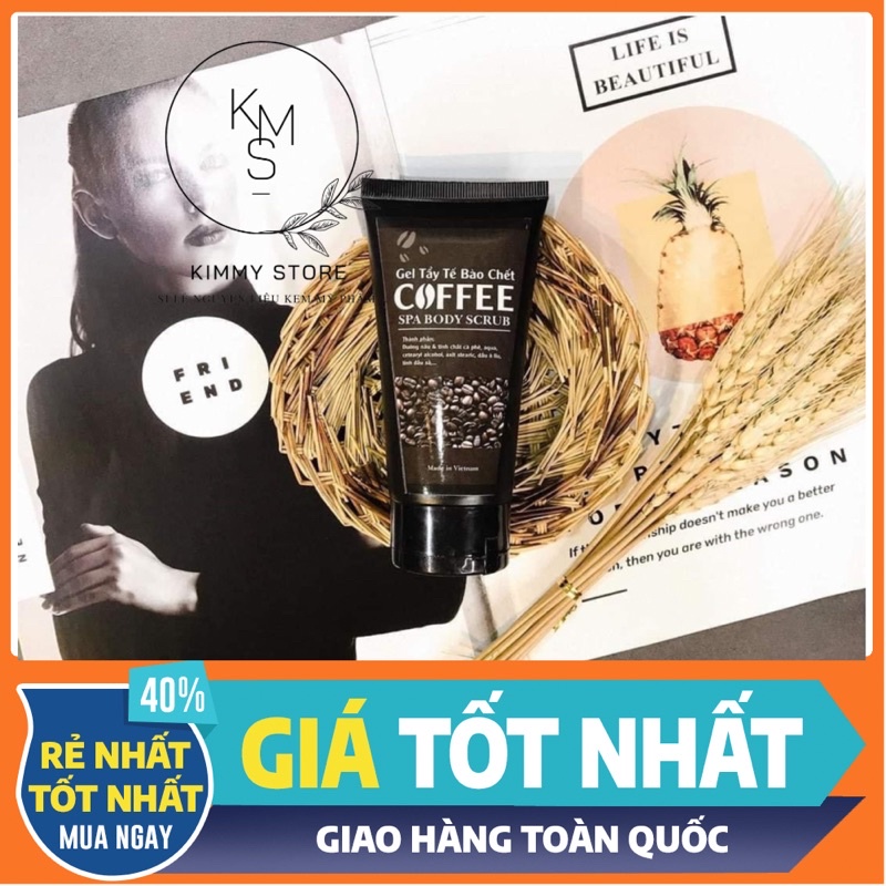 lẻ 1 Chai 200g gel tẩy da chết coffee