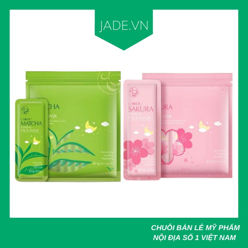 MẶT NẠ NGỦ MATCHA, SAKURA - LAIKOU