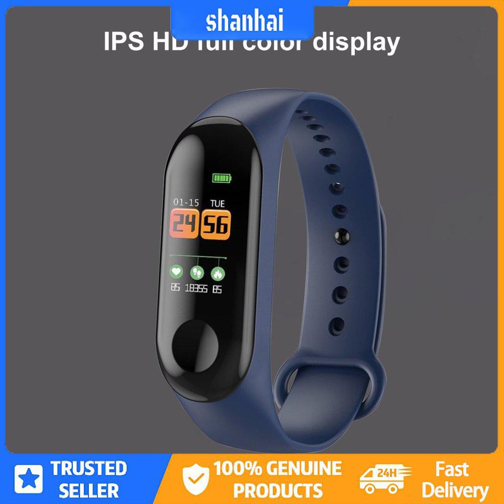 Smart Band Watch Fitness Tracker Heart Rate Watch Đồng hồ bền và thiết thực