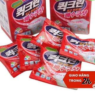 Bột thông cống bồn rửa mặt, bồn rửa bát Hàn Quốc gói 40g