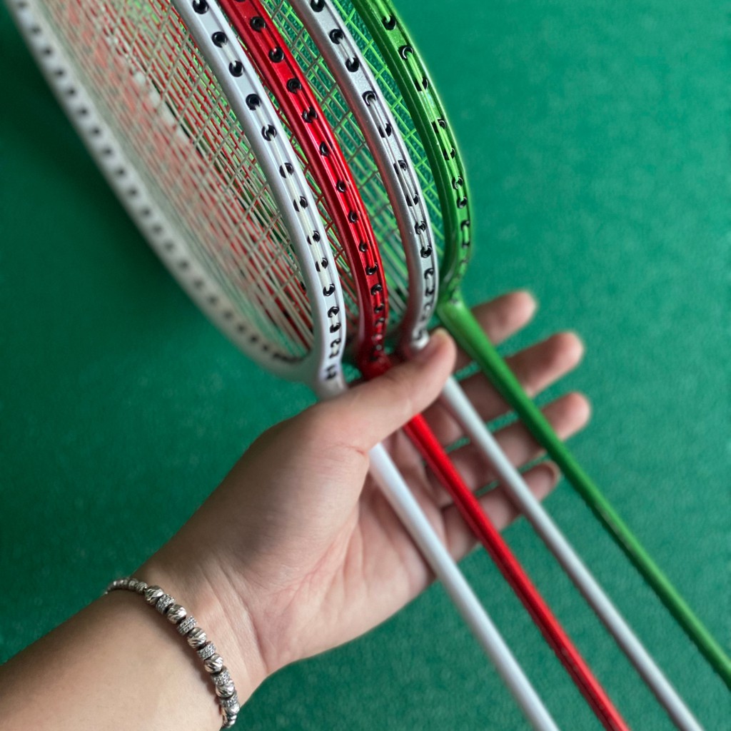 Vợt cầu lông-phôi vợt nhiều màu, khung cacbon cao cấp tặng quấn cán vợt cầu lông, có bao đựng vợt đi kèm