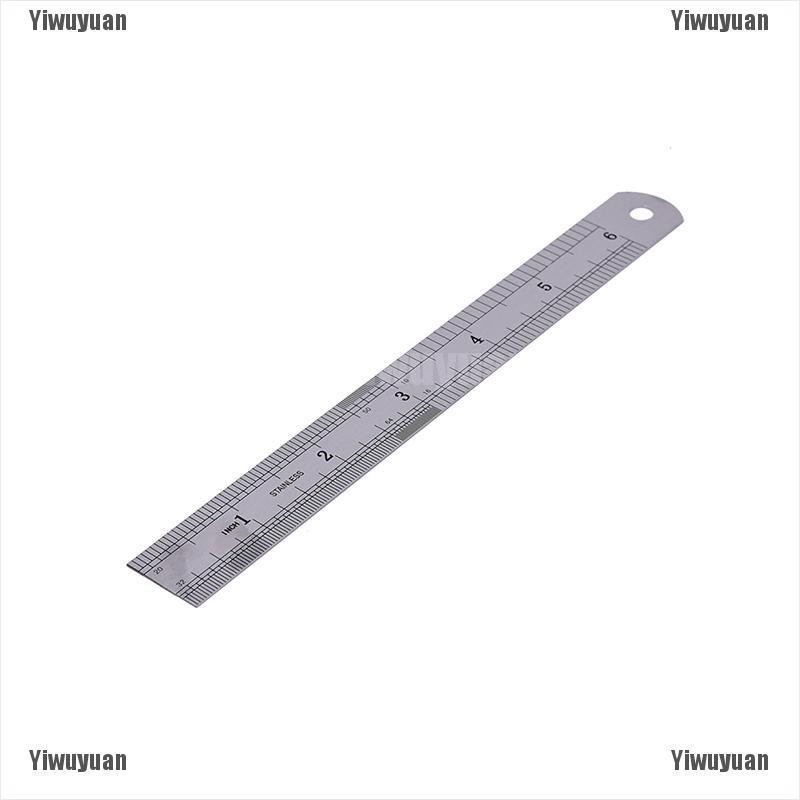 Thước đo kim loại đơn giản kích cỡ 15cm