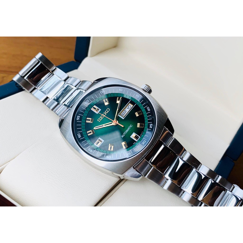 Đồng hồ NAM SEIKO Recraft Automatic SNKM97 - Màu xanh lục cực độc đáo