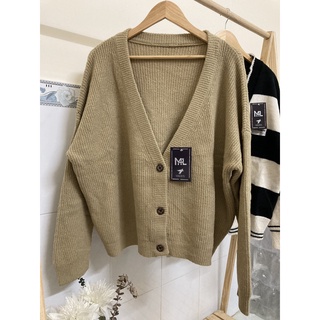 Áo cardigan len bigsize nữ Kiểu Hàn Quốc dày dặn Quảng Châu để