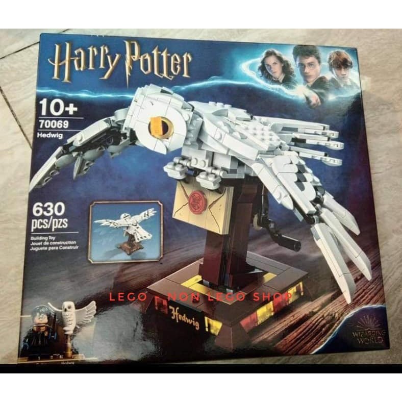 Lego 75979 - Leji 70069 ( Xếp hình cú đưa tin của harry potter hedwig 630 mảnh )