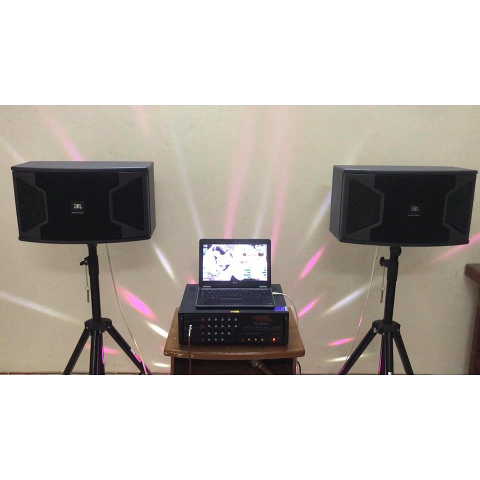 Bộ dàn Karaoke - Nghe nhạc chất lượng Gồm Âm ly Jarguar PA 203N + Đôi loa JBL KS 310 - Tặng Mic