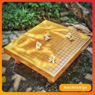 Bàn cờ vây gỗ sồi nguyên khối có chân made in Vietnam